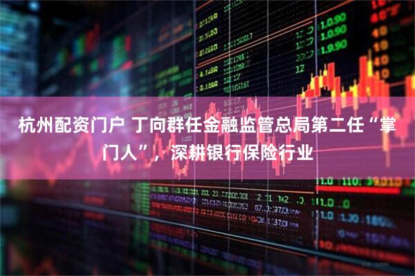 杭州配资门户 丁向群任金融监管总局第二任“掌门人”，深耕银行保险行业